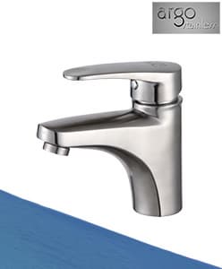 Deck mounted  Stainless Steel Lavatory Faucet